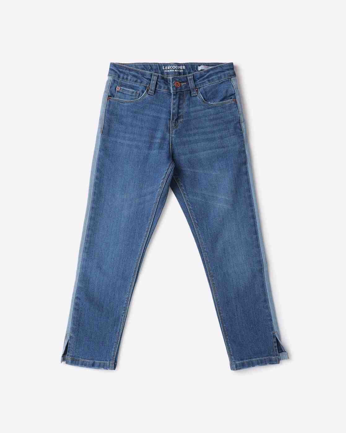 Lee Cooper | Girls Mid-Wash Slim Fit Jeans|0