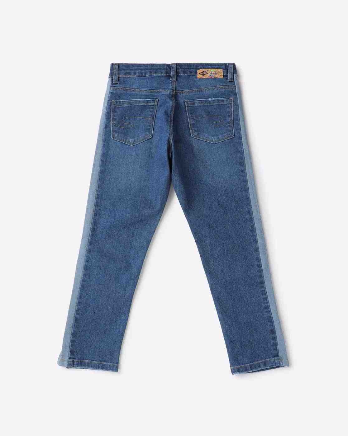 Lee Cooper | Girls Mid-Wash Slim Fit Jeans|1