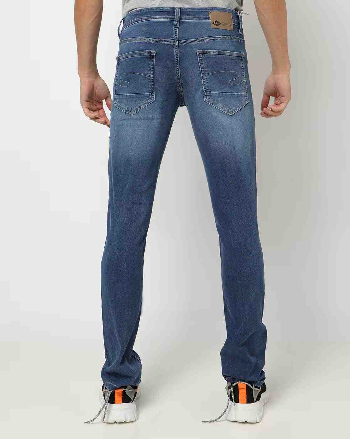 Lee Cooper | Men Lightly Washed Slim Fit Jeans|2