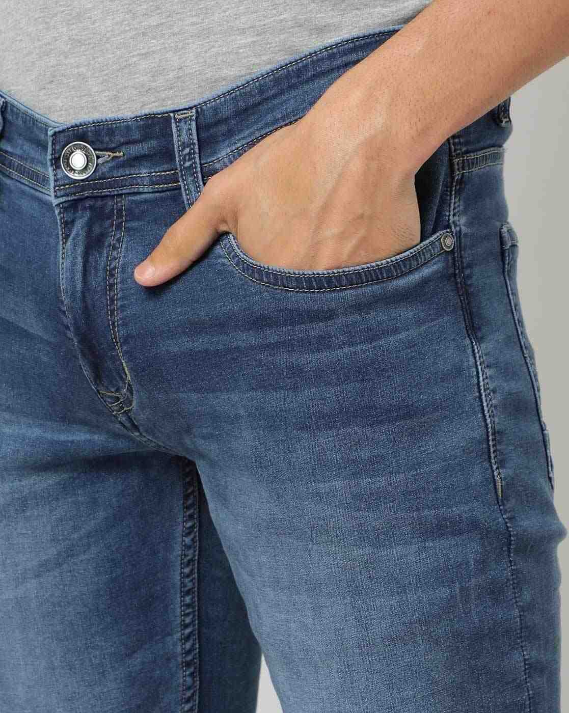Lee Cooper | Men Lightly Washed Slim Fit Jeans|3