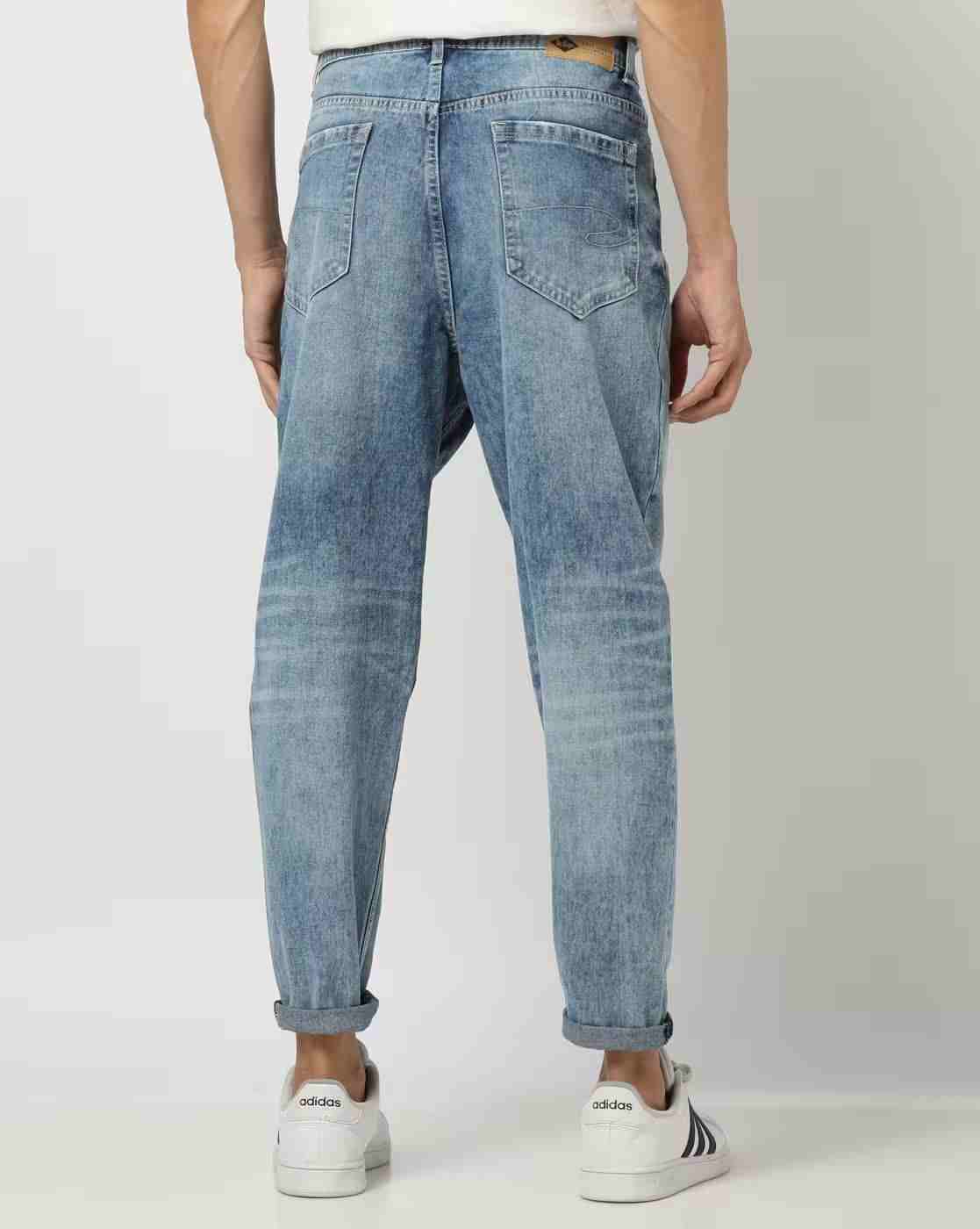 Lee Cooper | Men Heavily Washed Slim Fit Jeans|2