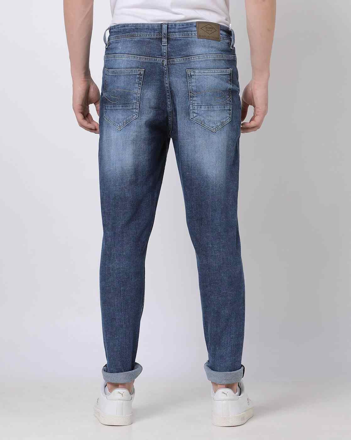 Lee Cooper | Men Mid-Wash Slim Fit Jeans|2
