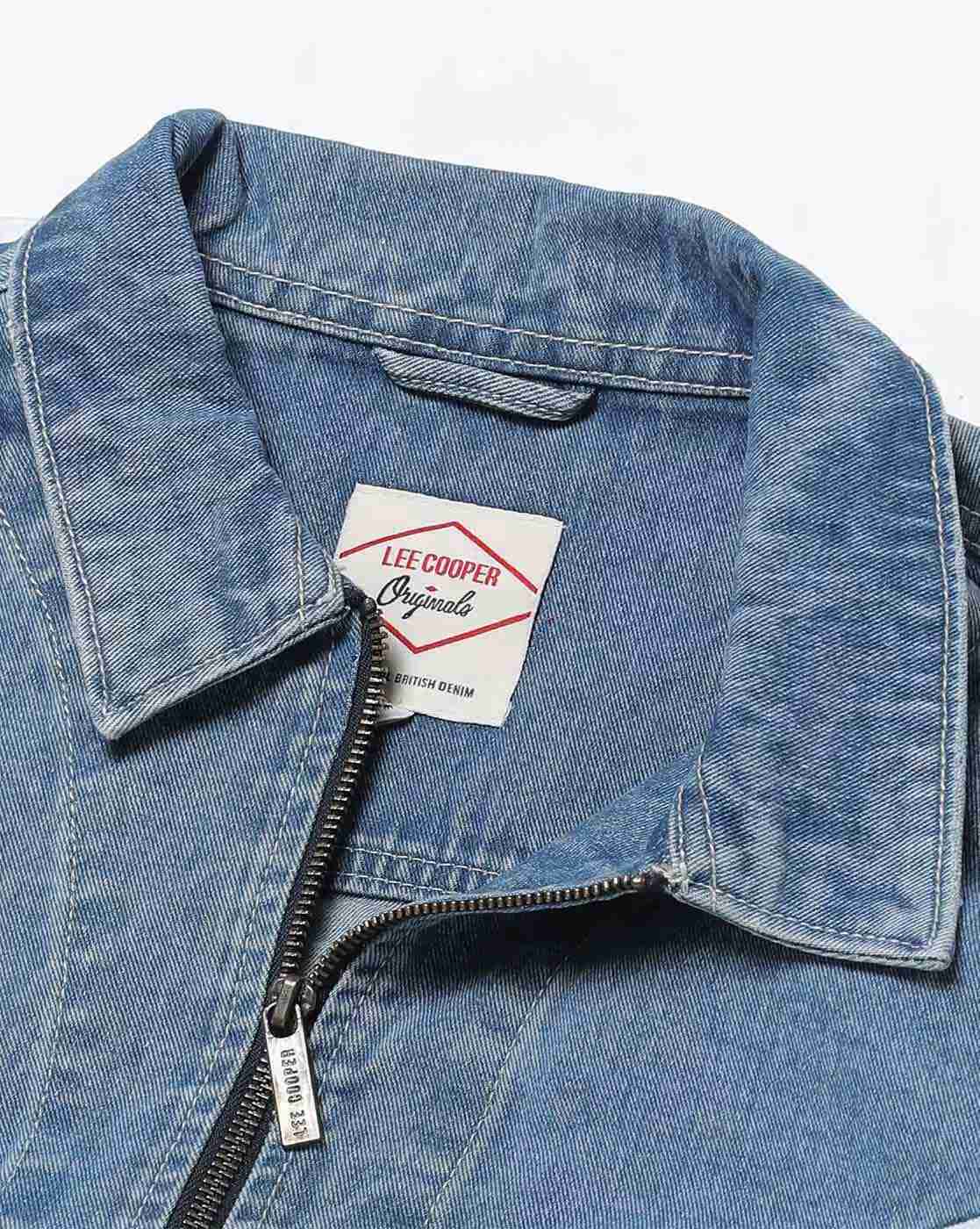 Lee Cooper | Zip-Front Denim Jacket|3