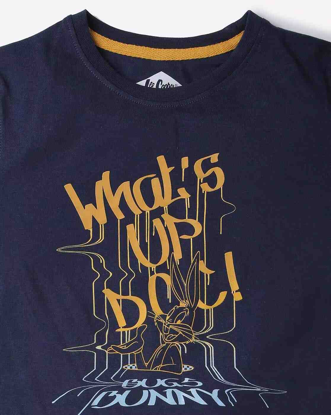Lee Cooper | Typographic Print Crew-Neck T-Shirt|2