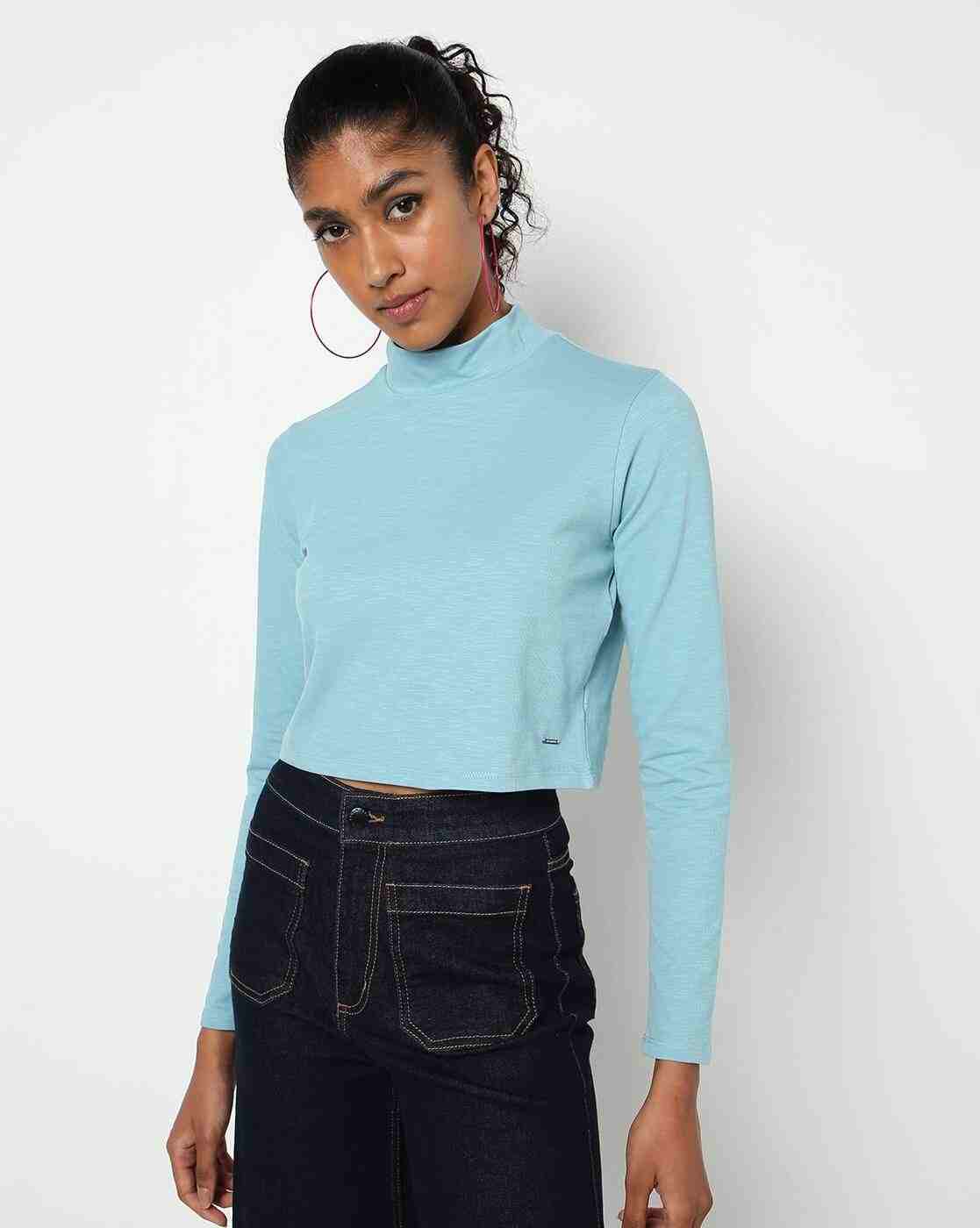 Lee Cooper | Heathered High-Neck T-shirt|0
