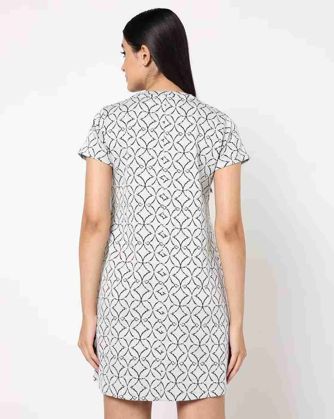 Lee Cooper | Geometric Print Shift Dress|1