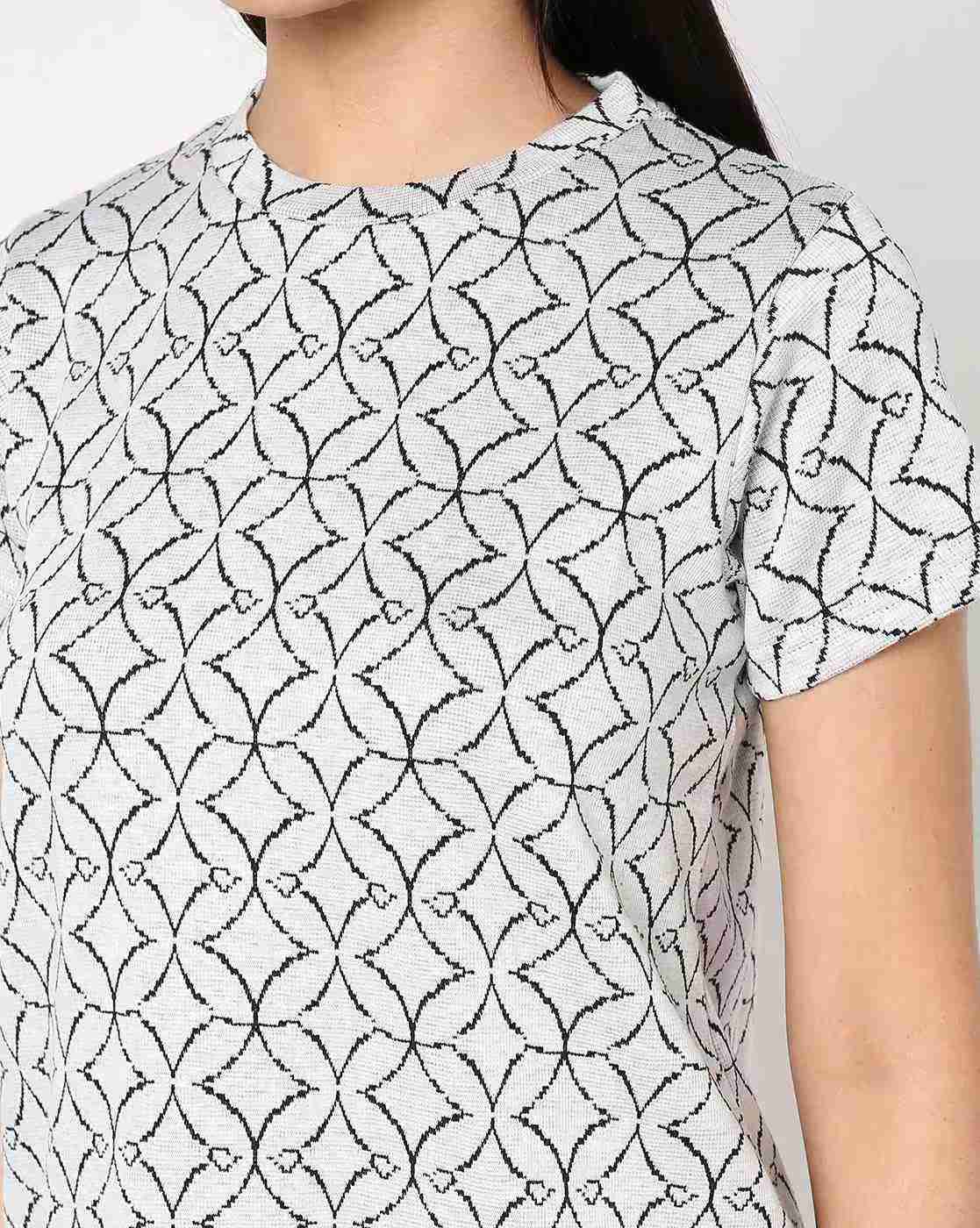 Lee Cooper | Geometric Print Shift Dress|2