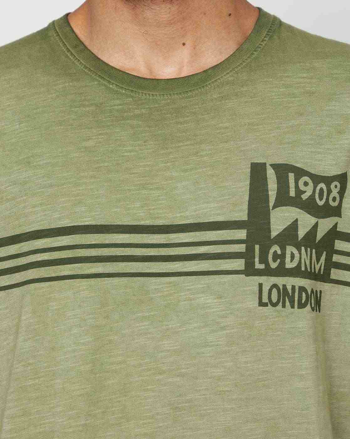 Lee Cooper | Regular Fit Graphic Print Crew-Neck T-Shirt|2