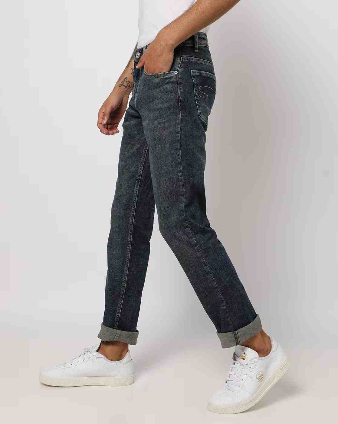 Lee Cooper | Men Lightly Washed Slim Fit Jeans|1