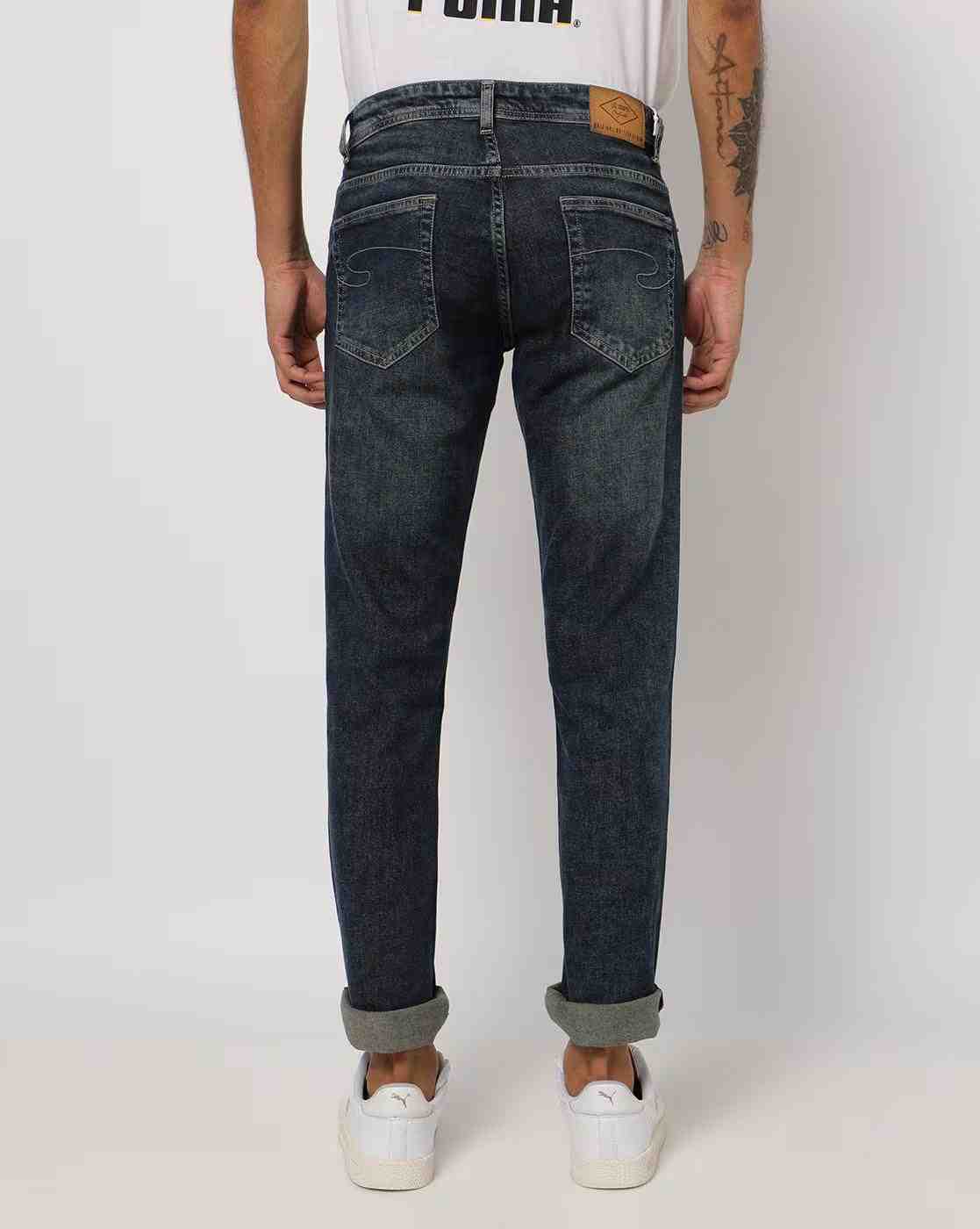 Lee Cooper | Men Lightly Washed Slim Fit Jeans|2