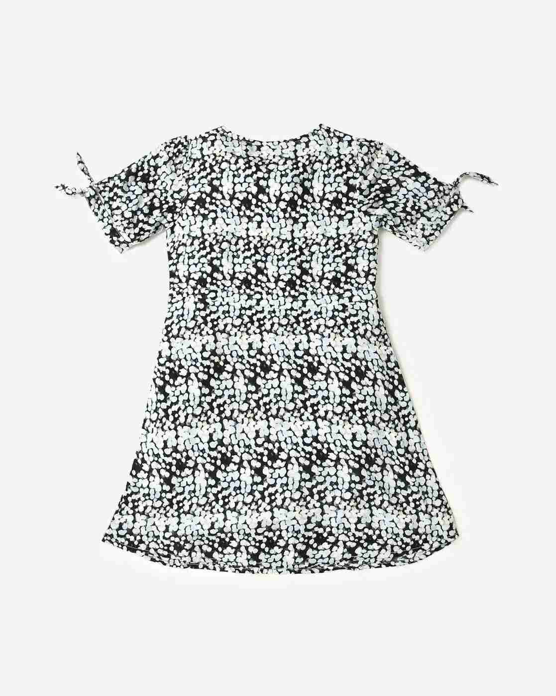 Lee Cooper | Printed Slim Fit Top with Waist Tie-Up|1