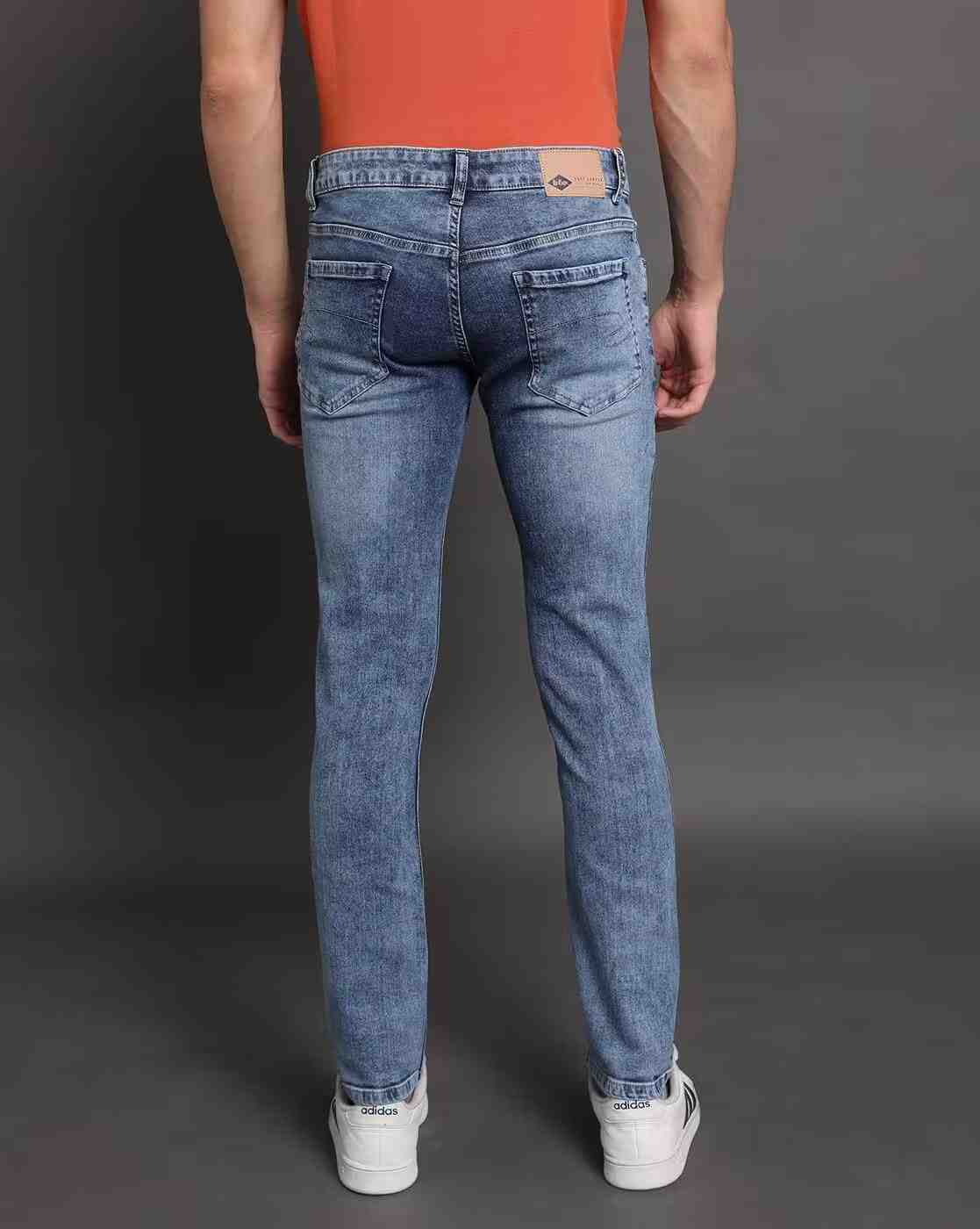 Lee Cooper | Men Acid Wash Slim Fit Jeans|3
