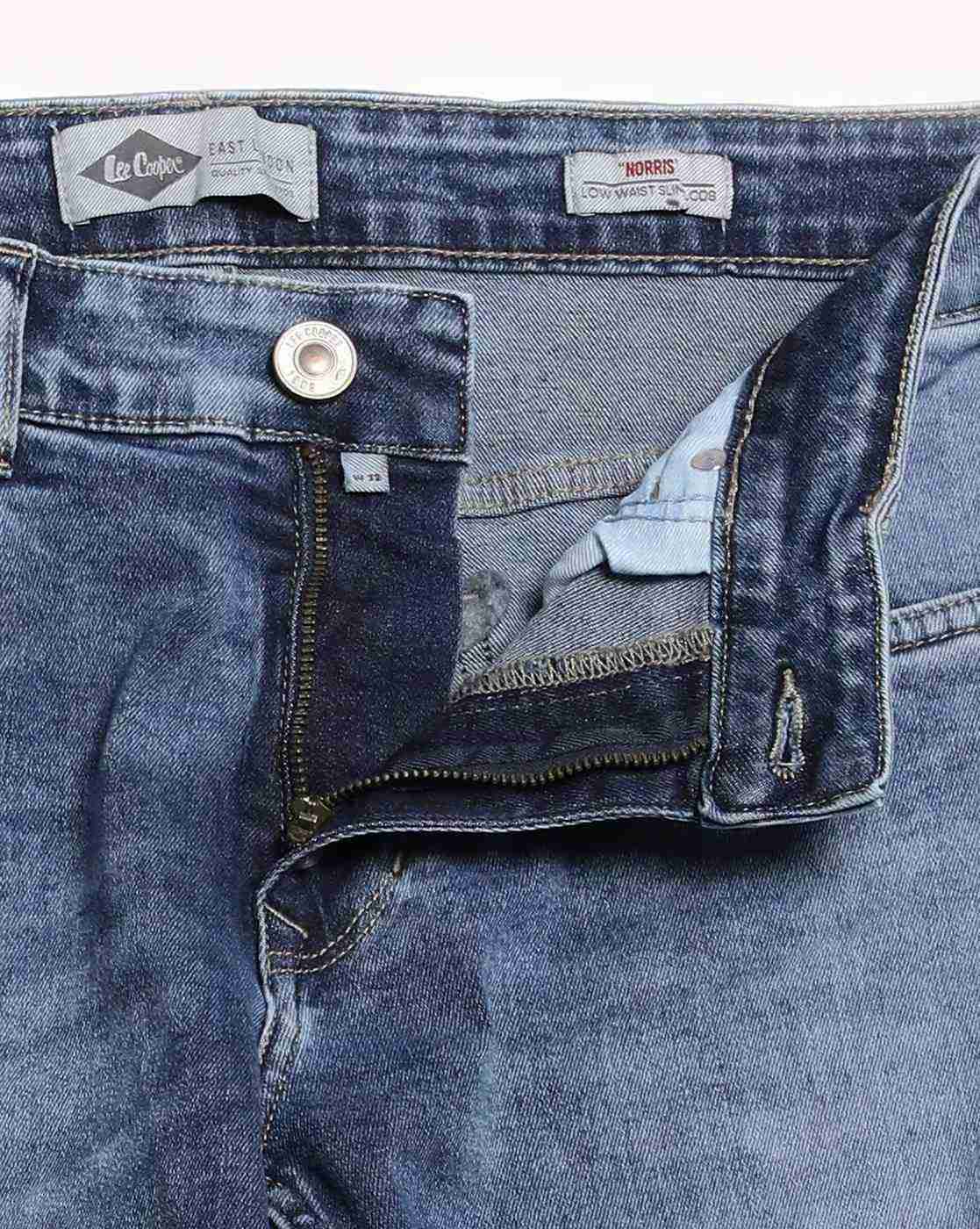 Lee Cooper | Men Acid Wash Slim Fit Jeans|5