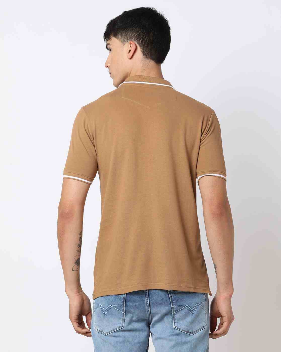 Lee Cooper | Regular Fit Polo T-Shirt with Contrast Tipping|2