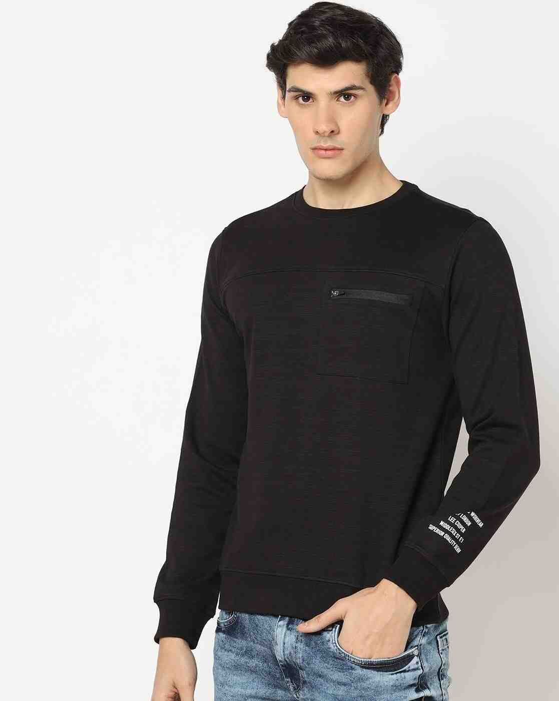 Lee Cooper | Regular Fit Sweatshirt with Ribbed Hem|1