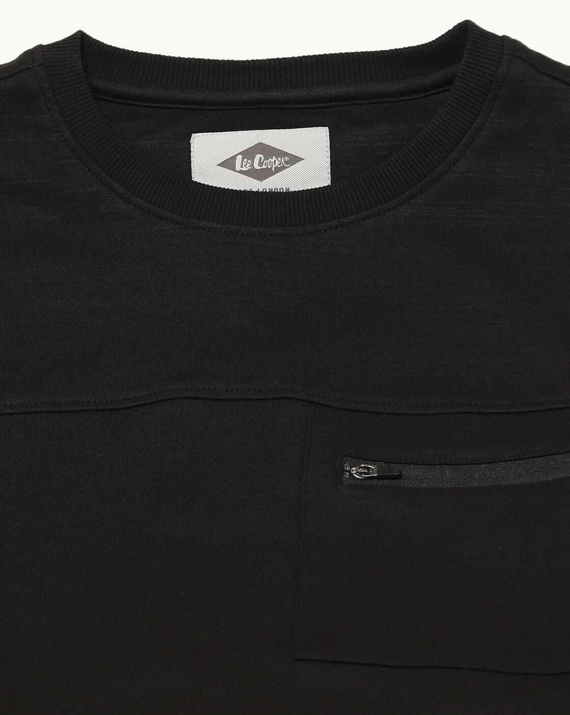 Lee Cooper | Regular Fit Sweatshirt with Ribbed Hem|4