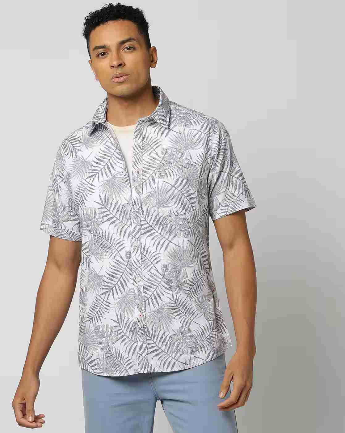 Lee Cooper | Men Tropical Print Regular Fit Shirt|0
