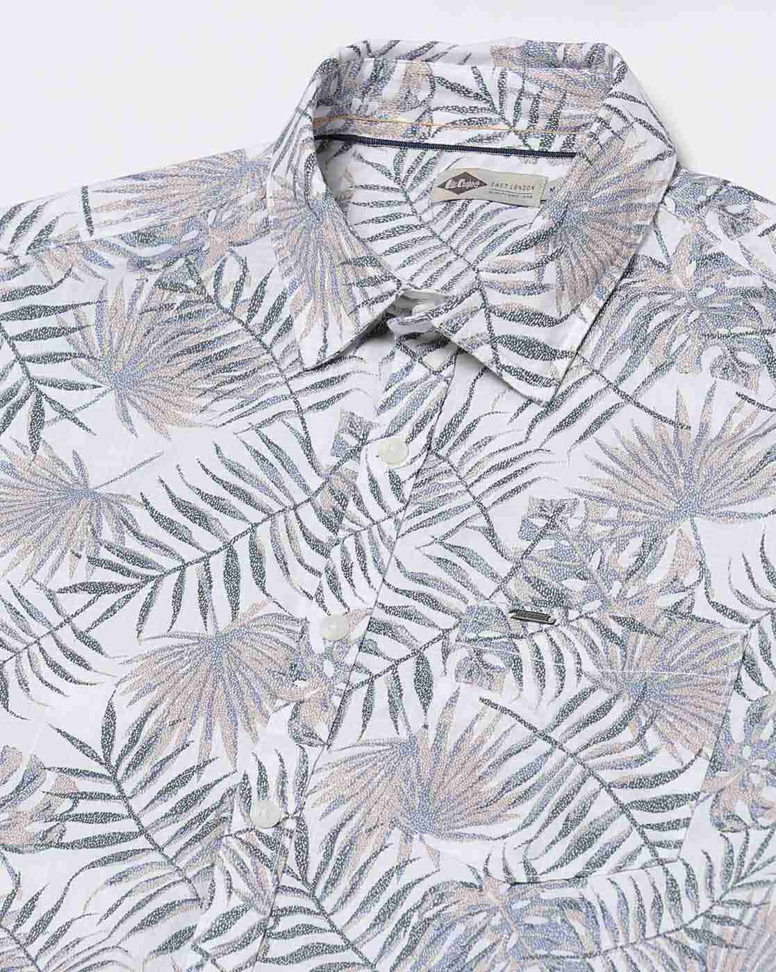 Lee Cooper | Men Tropical Print Regular Fit Shirt|4