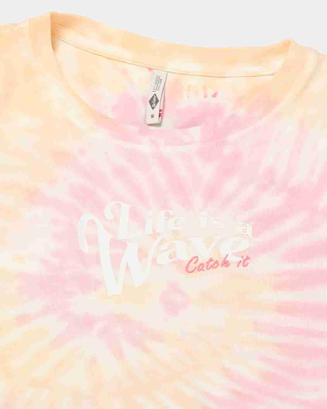 Lee Cooper | Women Printed Regular Fit Round-Neck T-Shirt|4