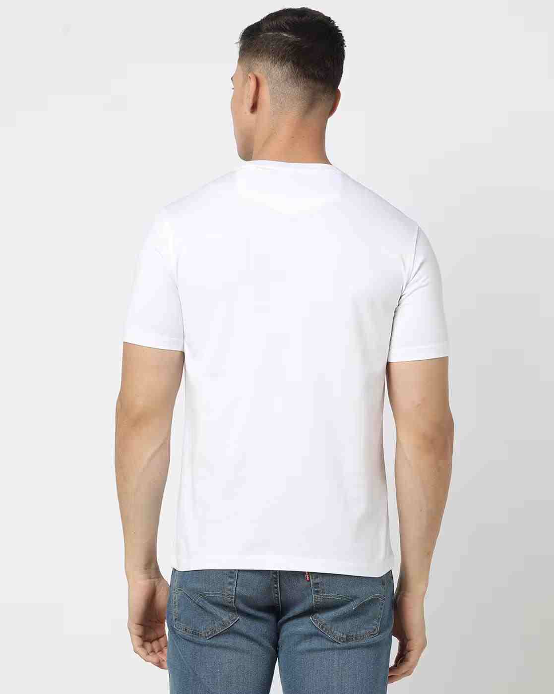 Lee Cooper | Men Logo Print Regular Fit Crew-Neck T-Shirt|2