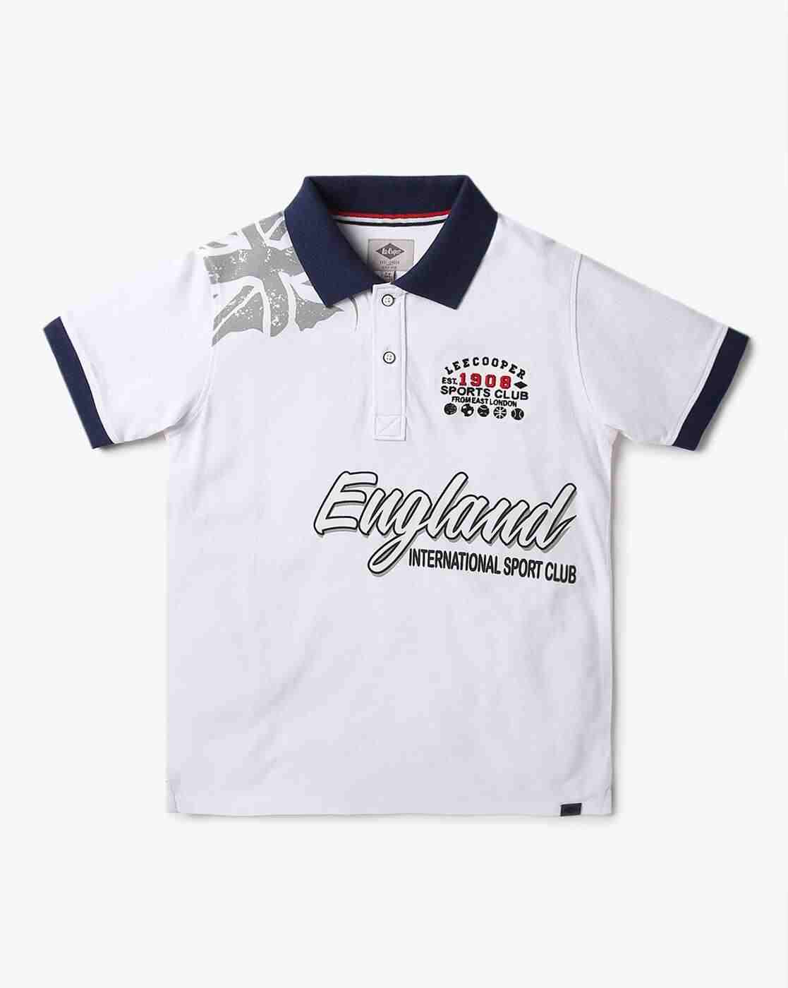 Lee Cooper | Boys Printed Regular Fit Polo T-Shirt|0