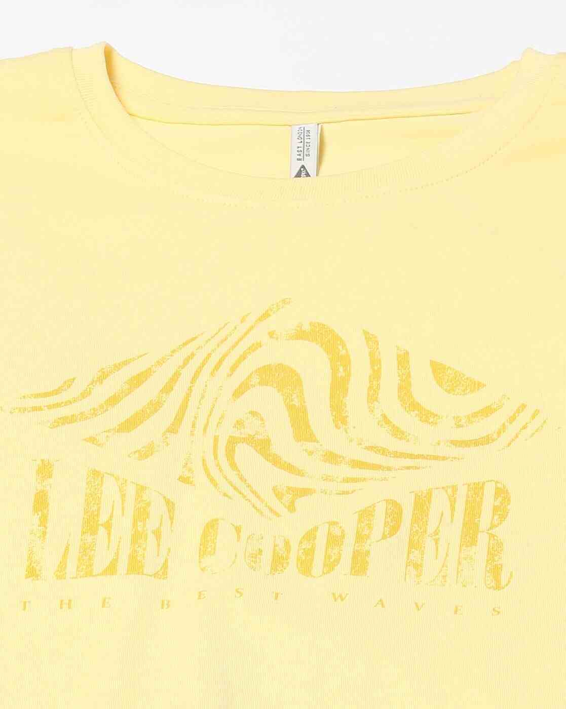 Lee Cooper | Women Printed Regular Fit Crew-Neck T-Shirt|4