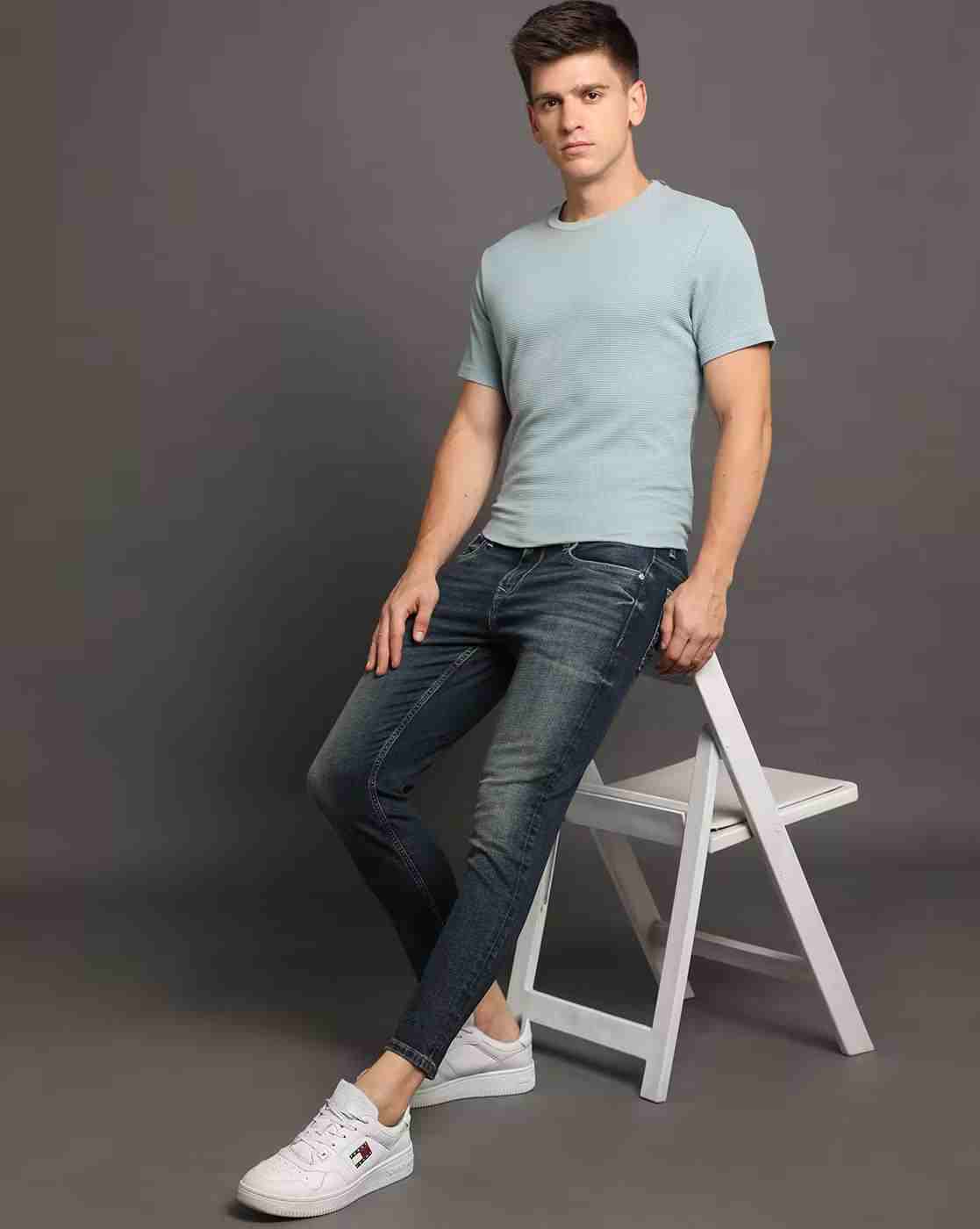 Lee Cooper | Men Lightly Washed Slim Fit Jeans|0