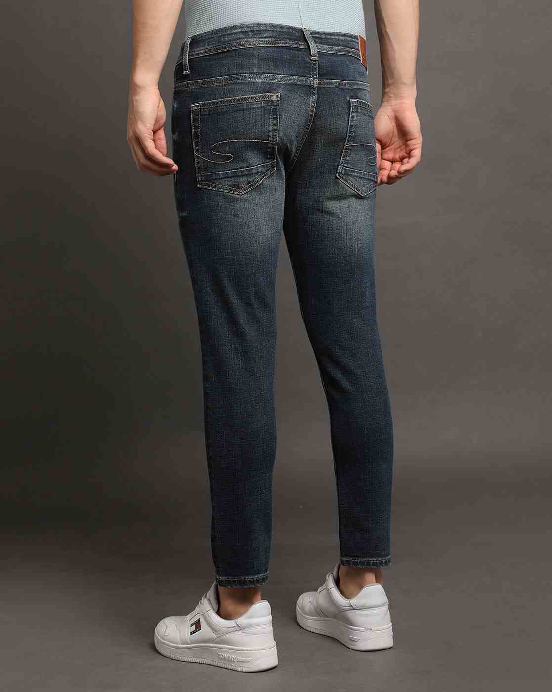 Lee Cooper | Men Lightly Washed Slim Fit Jeans|2