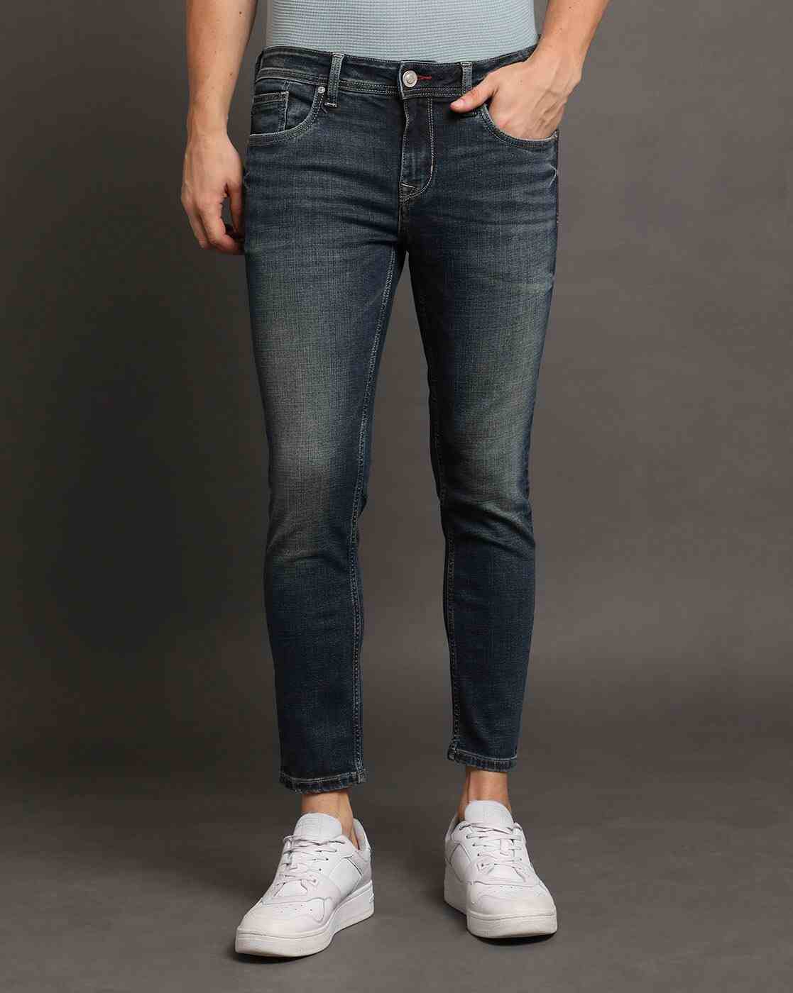 Lee Cooper | Men Lightly Washed Slim Fit Jeans|3