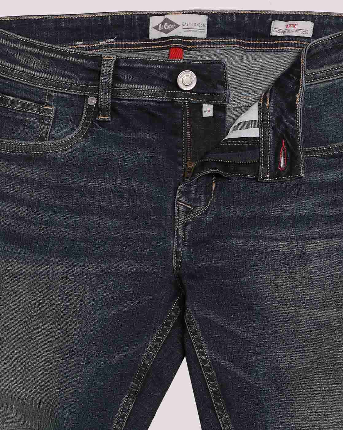 Lee Cooper | Men Lightly Washed Slim Fit Jeans|5