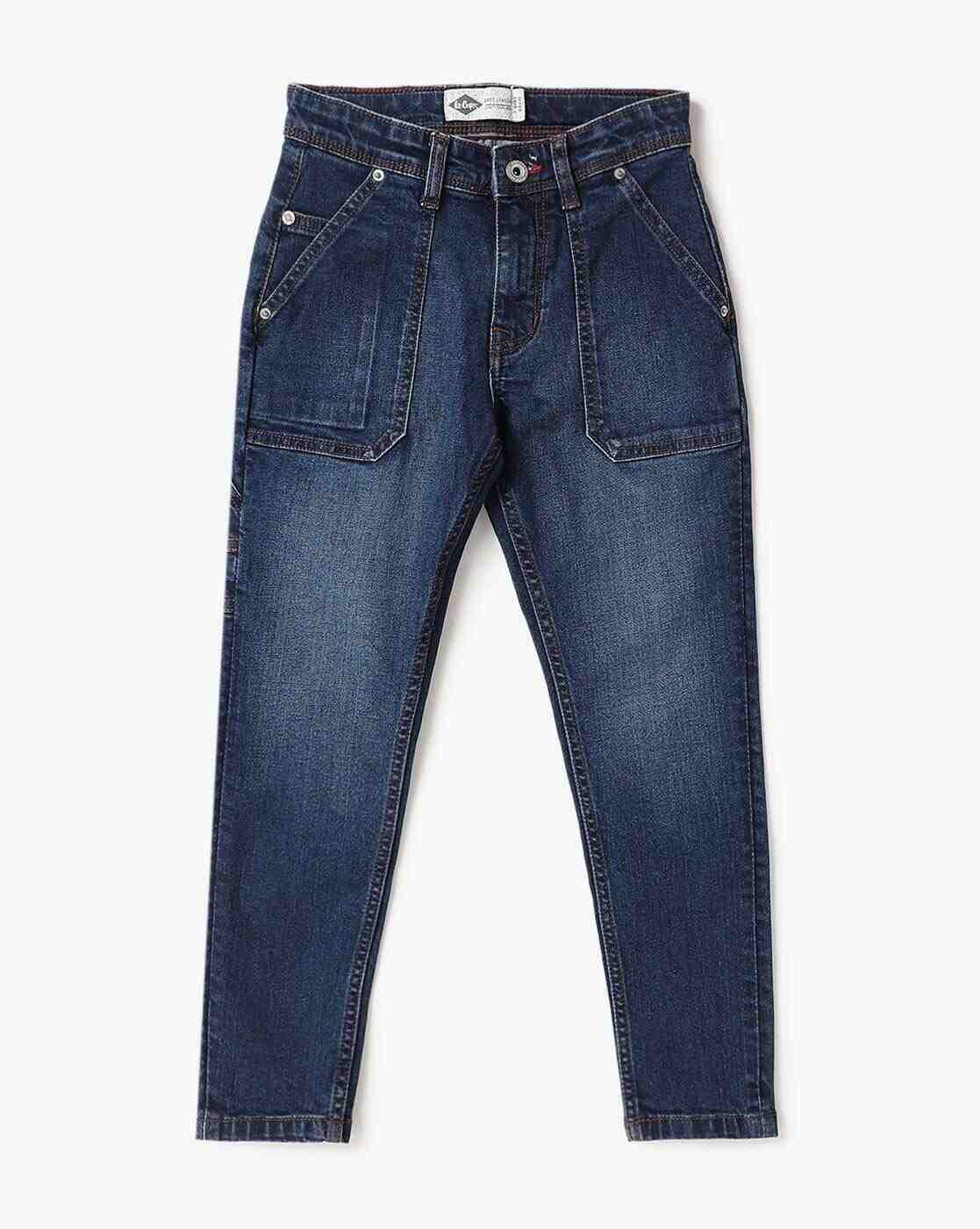 Lee Cooper | Boys Lightly Washed Tapered Fit Jeans|0