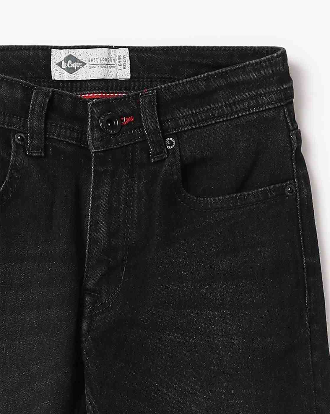 Lee Cooper | Boys Lightly Washed Tapered Fit Jeans|2