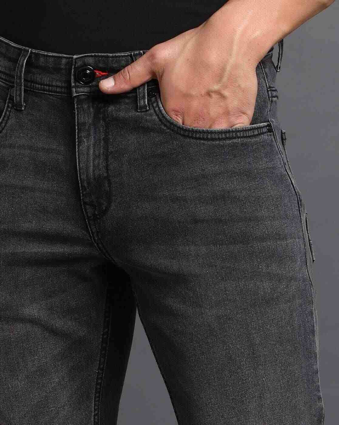 Lee Cooper | Men Lightly Washed Skinny Fit Jeans|4