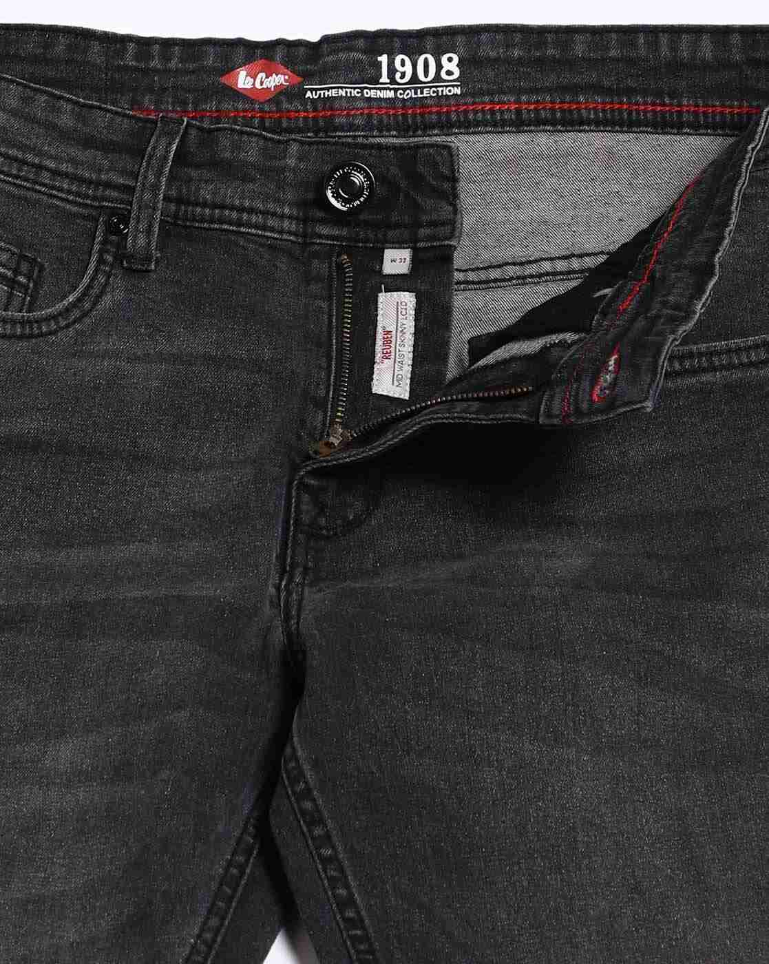 Lee Cooper | Men Lightly Washed Skinny Fit Jeans|5