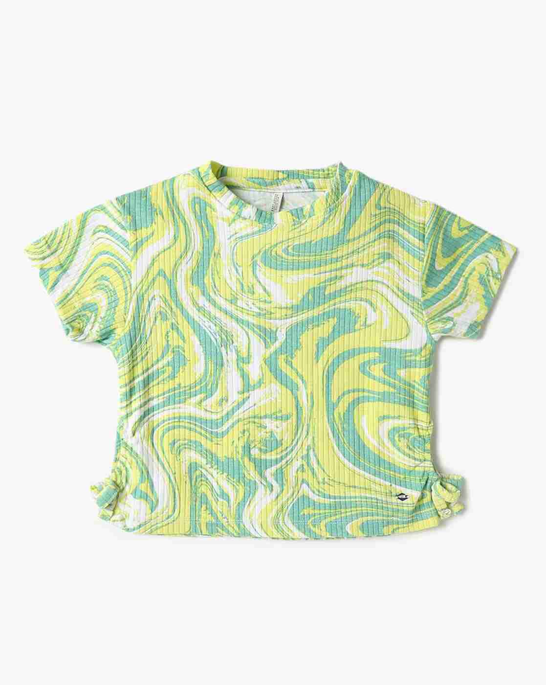 Lee Cooper | Girls Printed Regular Fit Crew-Neck T-Shirt|0