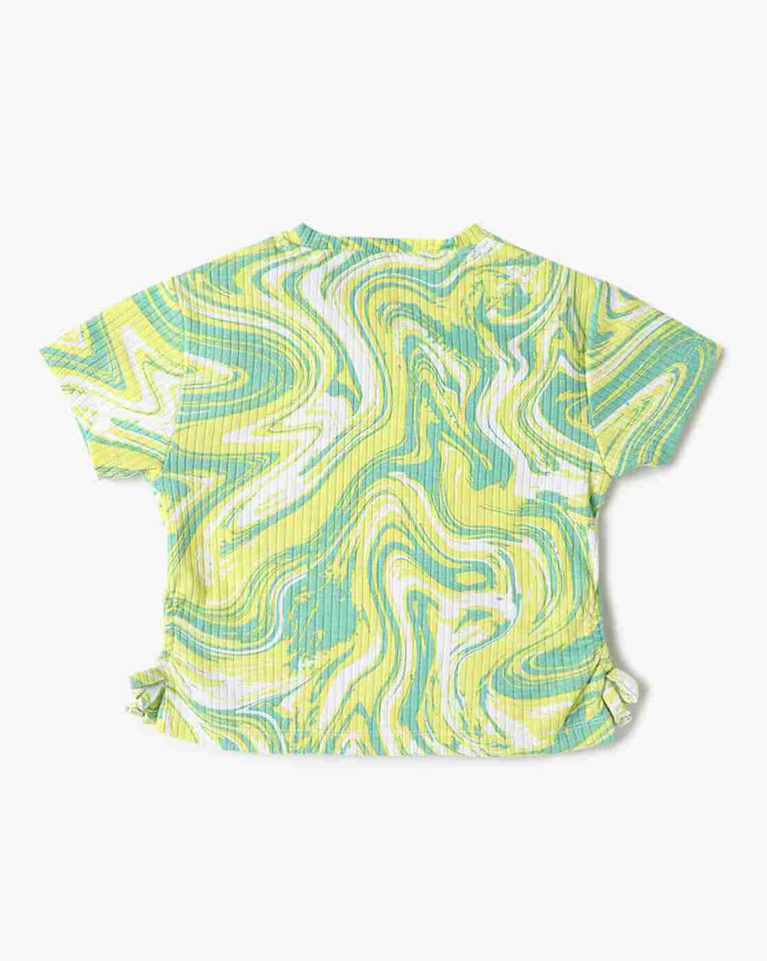 Lee Cooper | Girls Printed Regular Fit Crew-Neck T-Shirt|1
