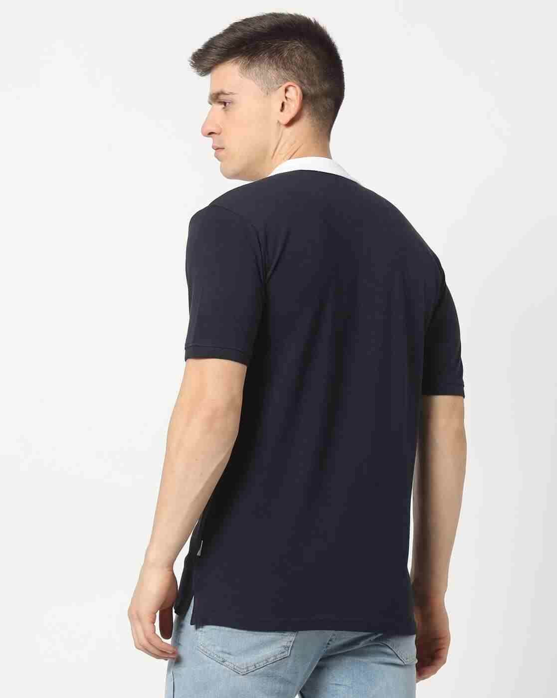Lee Cooper | Men Colourblock Relaxed Fit Polo T-Shirt|2