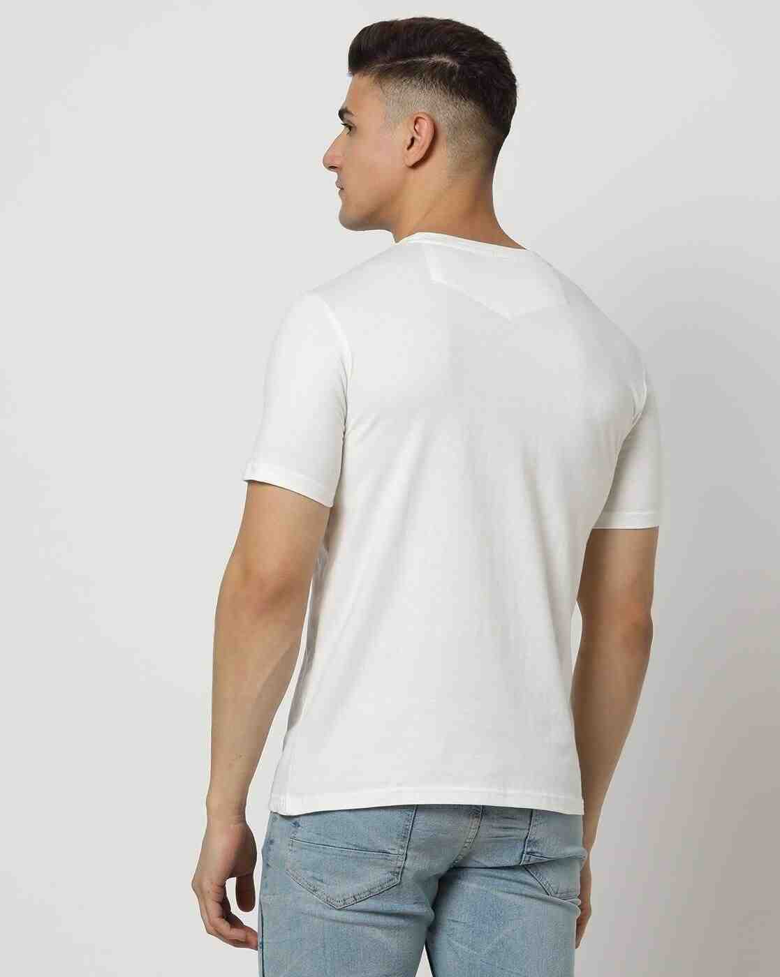 Lee Cooper | Men Brand Print Relaxed Fit Crew-Neck T-Shirt|2