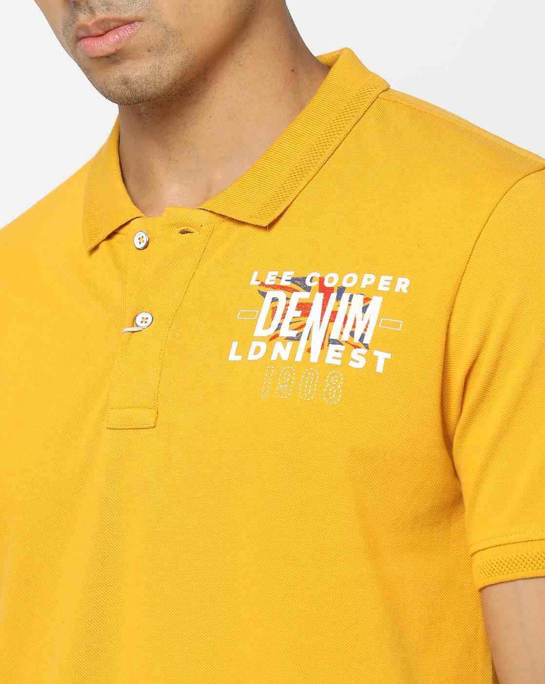 Lee Cooper | Men Printed Polo T-Shirt|4