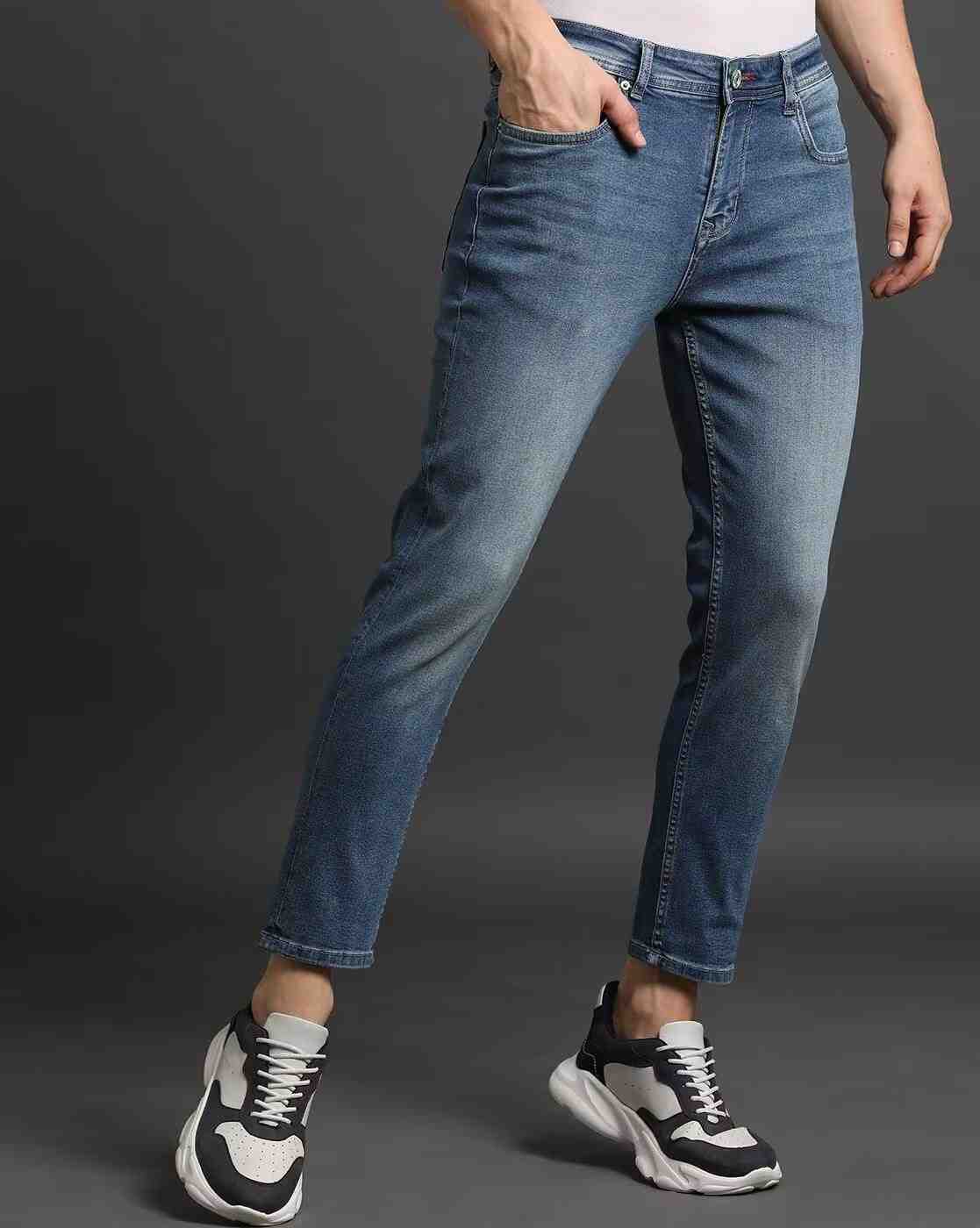 Lee Cooper | Men Mid-Wash Slim Fit Jeans|1