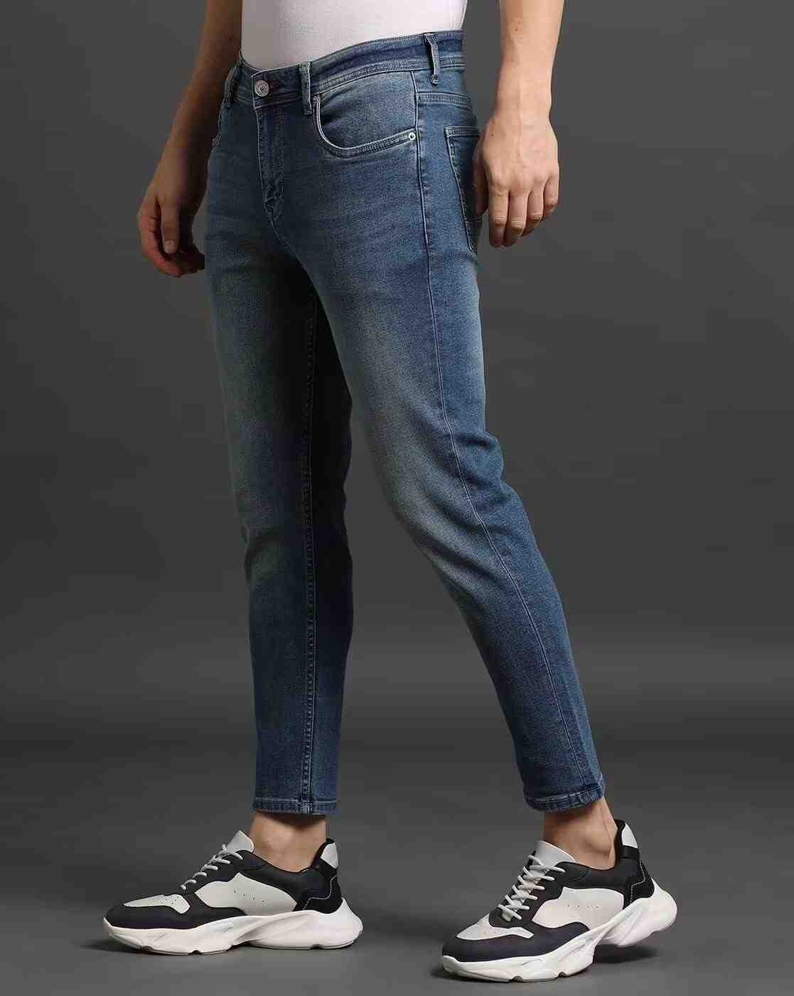 Lee Cooper | Men Mid-Wash Slim Fit Jeans|2