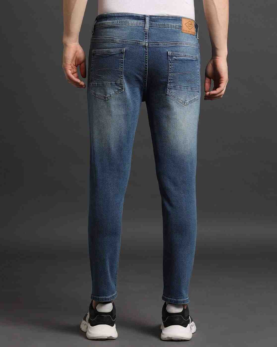 Lee Cooper | Men Mid-Wash Slim Fit Jeans|3
