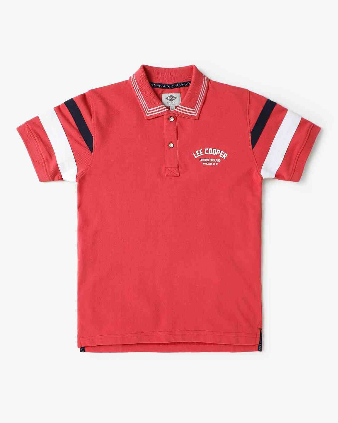 Lee Cooper | Boys Regular Fit Polo T-Shirt|0