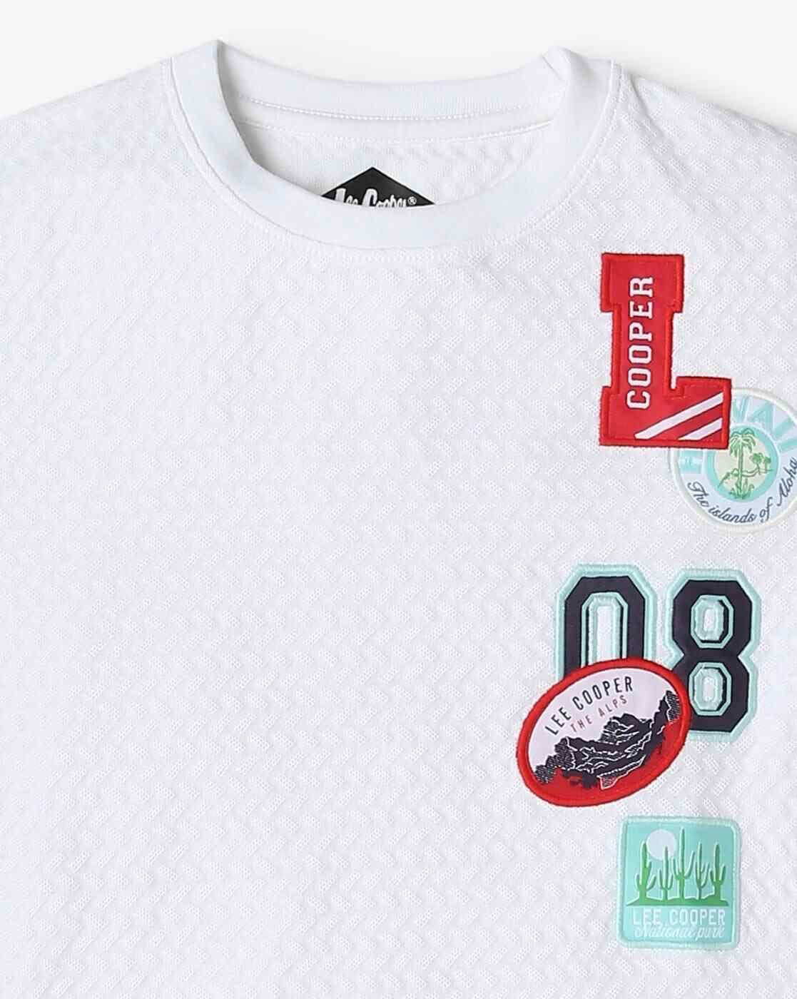 Lee Cooper | Boys Regular Fit Crew-Neck T-Shirt|2