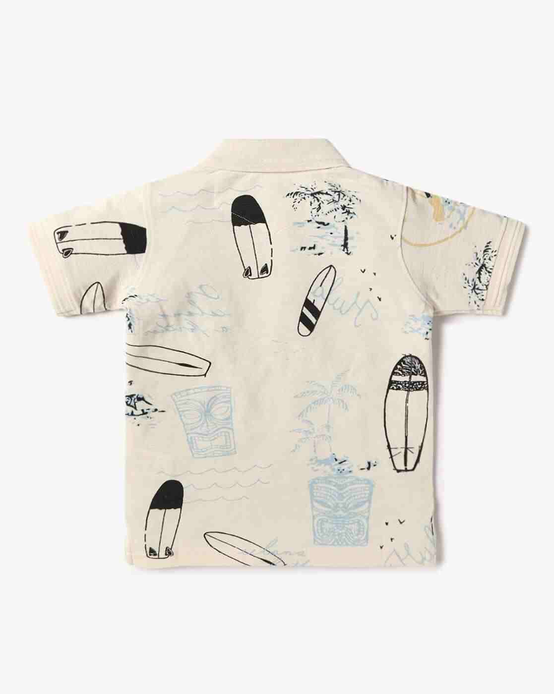 Lee Cooper | Boys Printed Regular Fit Polo T-Shirt|1