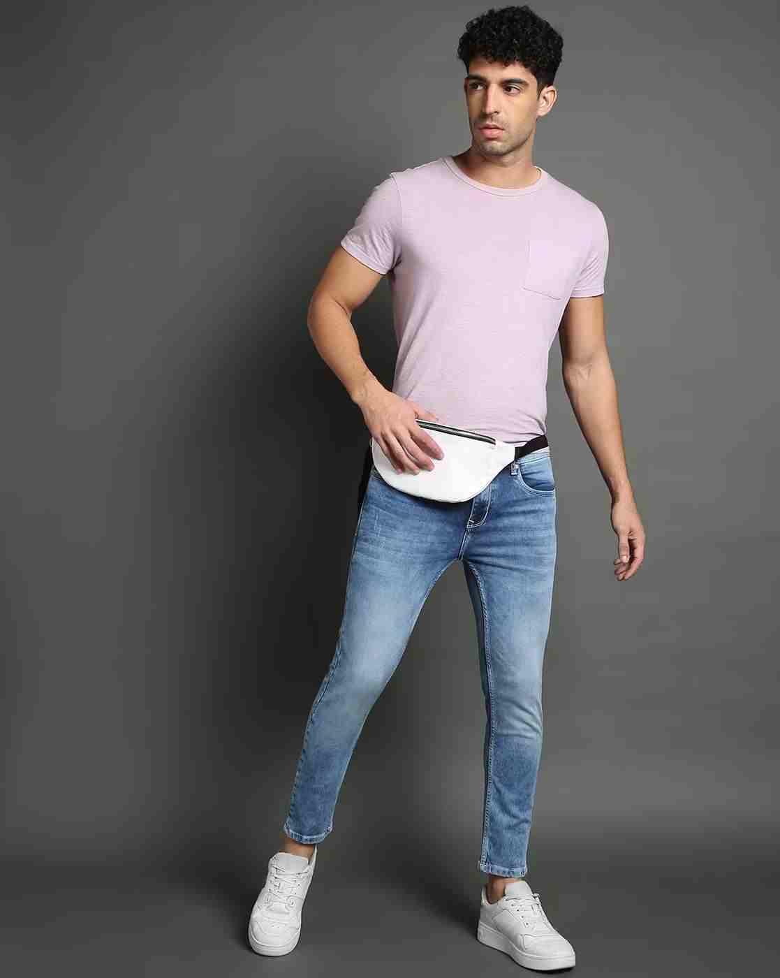 Lee Cooper | Men Heavily Washed Slim Fit Jeans|0