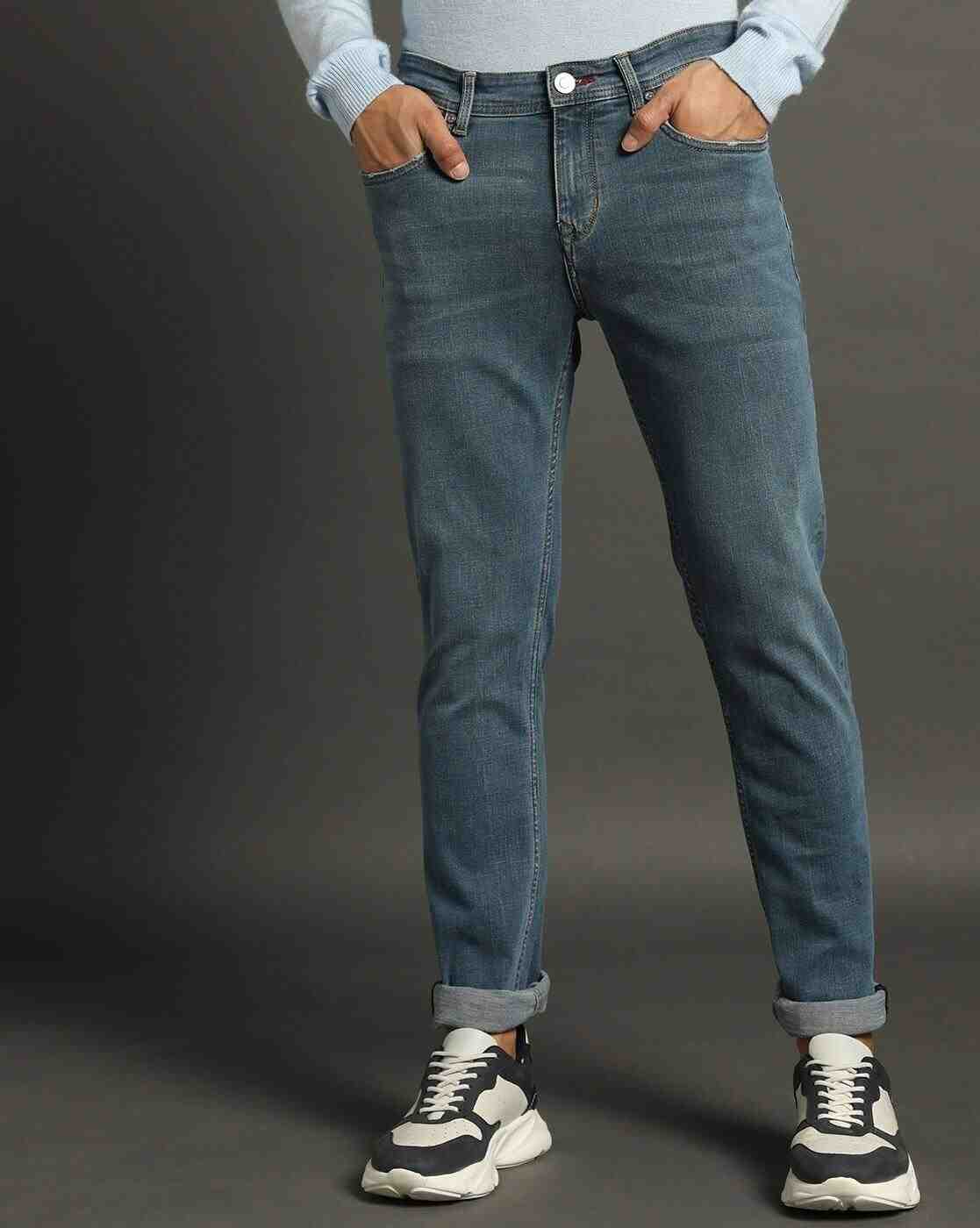 Lee Cooper | Men Lightly Washed Straight Fit Jeans|1
