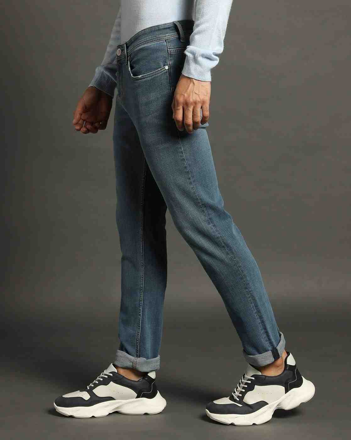 Lee Cooper | Men Lightly Washed Straight Fit Jeans|2