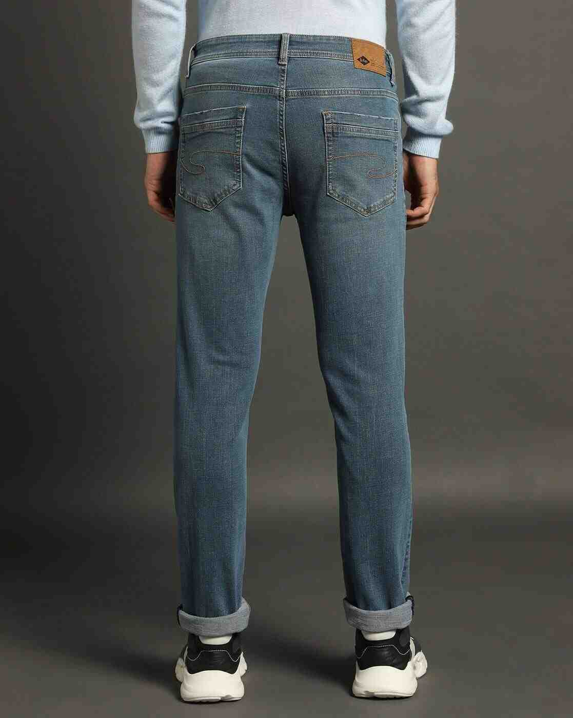Lee Cooper | Men Lightly Washed Straight Fit Jeans|3