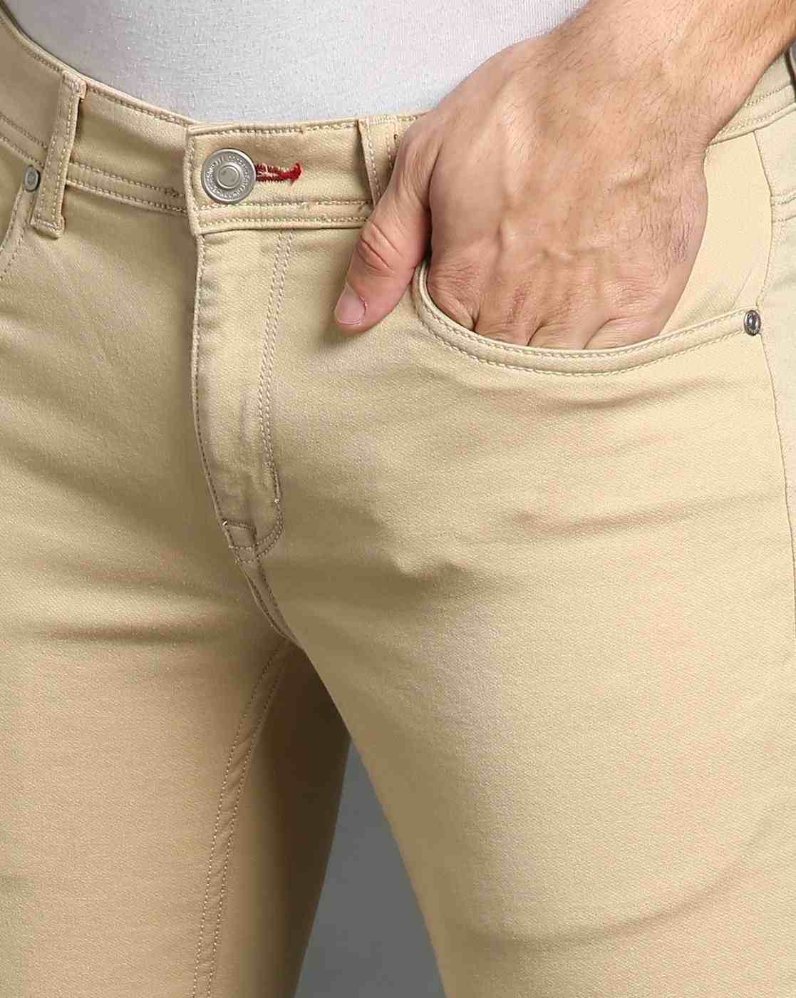Lee Cooper | Men Straight Fit Mid-Rise Jeans|4